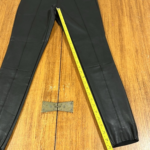 TOPSHOP Faux Leather Pants Size 2 - Picture 7 of 7